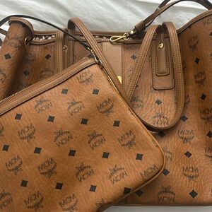 MCM bag, pouch, and dust bag in good condition!